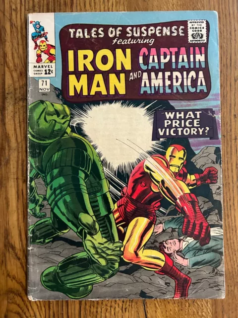 TALES OF SUSPENSE #71 Marvel 1965 IRON MAN & CAPTAIN AMERICA   LEE/KIRBY/HECK