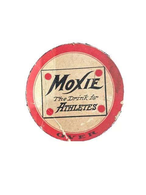 Moxie The Drink For Athletes Baseball Score Card moxie Trade Card Rare Unscored