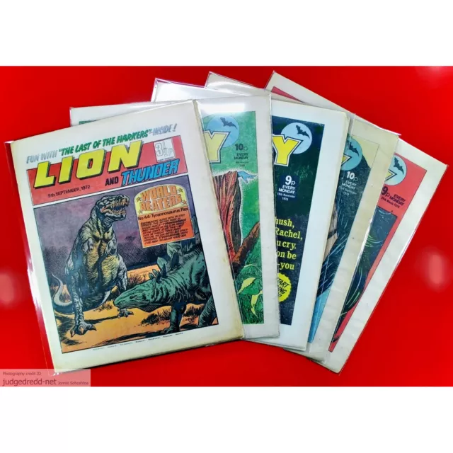 Lion and Thunder Comic Bags ONLY Clear Resealable     Size3 NEW x 25 !