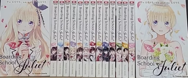 Boarding School Juliet Manga 1-10,12-16 English 15 Books Kodansha Comics New