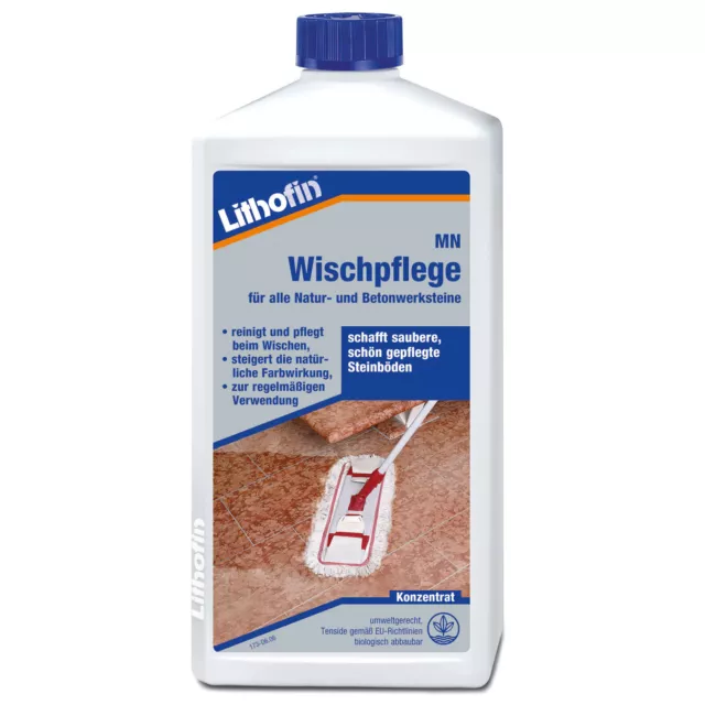 Lithofin MN Wischpflege Natursteine Betonwerksteine Reiniger Konzentrat 1 Liter