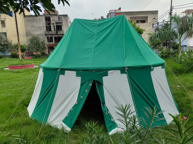 Grande Tente Médiévale Bourguignonne 6x4 M – Toile Imperméable – Camping