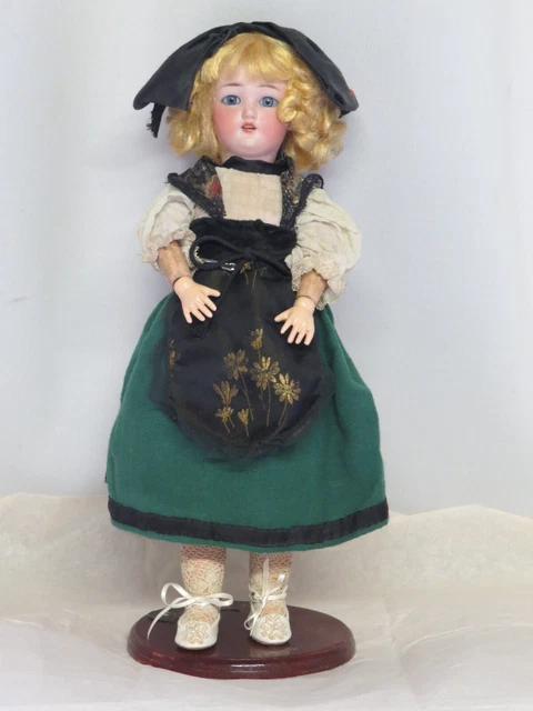 Vintage Bambola Simon et halbig 1906 N° 10 63 CM No. Steiner