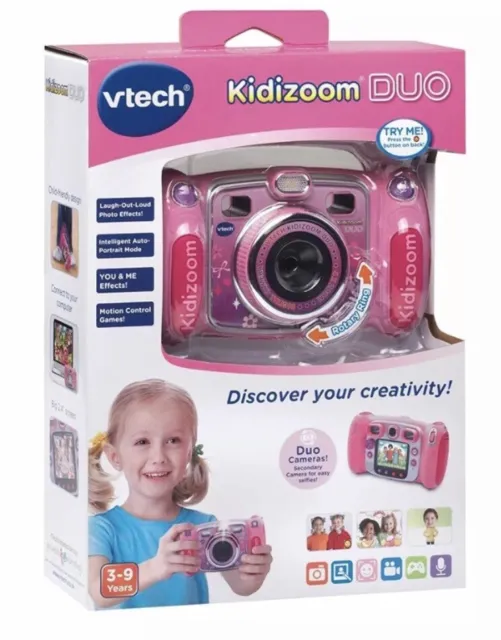 Vtech Kidizoom Duo Pink Camera. Brand New.