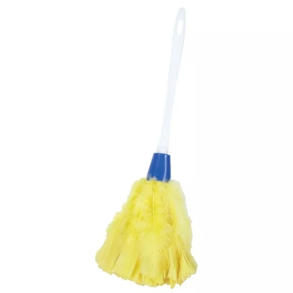 (10)- Ettore Feather Duster White Plastic Handle 48618