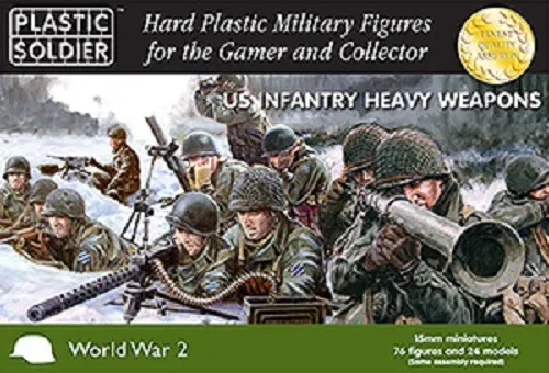 15Mm Us Infantry Heavy Weapons - Plastic Soldier Company - Ww2
