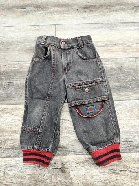 Little Levi's Size 3t 80s Vintage black denim jeans *RARE*