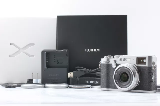SH:400 [MINT in Box] Fujifilm Fuji X100F Silver 24.3MP Digital Camera From JAPAN