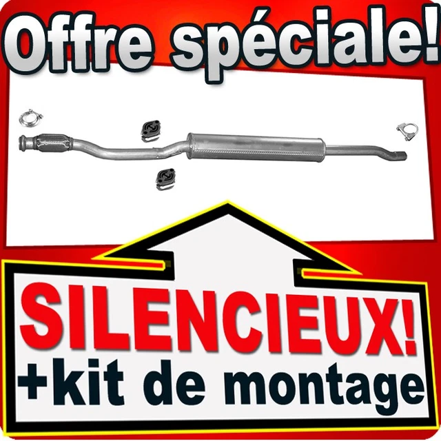 Silencieux Intermédiaire Pour MINI COOPER S 1.6 163-211ch 2008 - Marque BFC, Acier Allié, Garantie 2 Ans