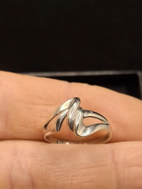 Bague Argent Massif 925 – Jonc Alliance Créateur Motif Serpent – Ancienne
