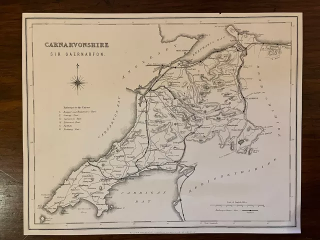 Set of Four Victorian Welsh County Maps by William Mackenzie Showing The Unions 2