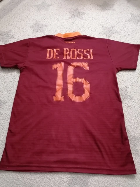 Roma Visitante Camiseta de Fútbol 2009 - 2010. Sponsored by Wind