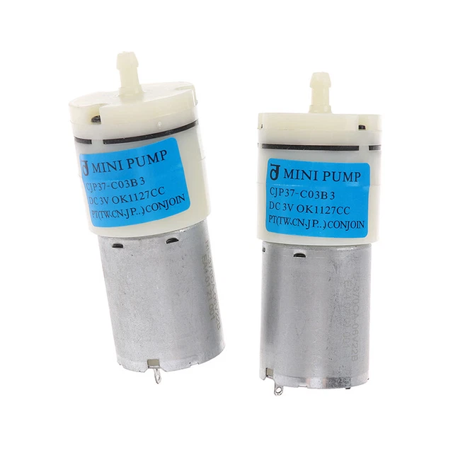 Pompa Acquario 2Pcs Pompa Acqua A Membrana 12V 370 - Pompa Autoadescante Per Acquari, Macchine Caffè, Distributori Acqua Pompa Acqua 12V Mini