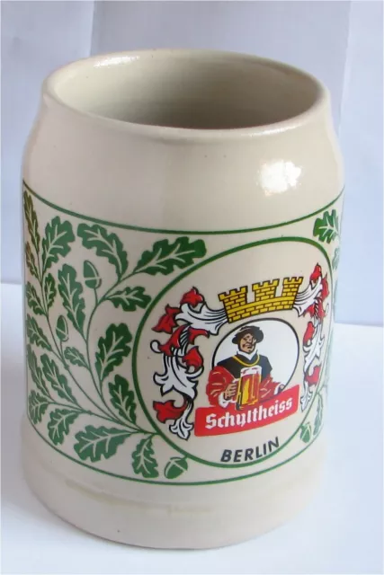 Sammelkrug Bierkrug Humpen Bembel Schultheiss Berlin