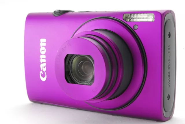 【MINT w/BOX】Canon IXY 600F PowerShot 12.1MP Digital Camera Purple 8x zoom