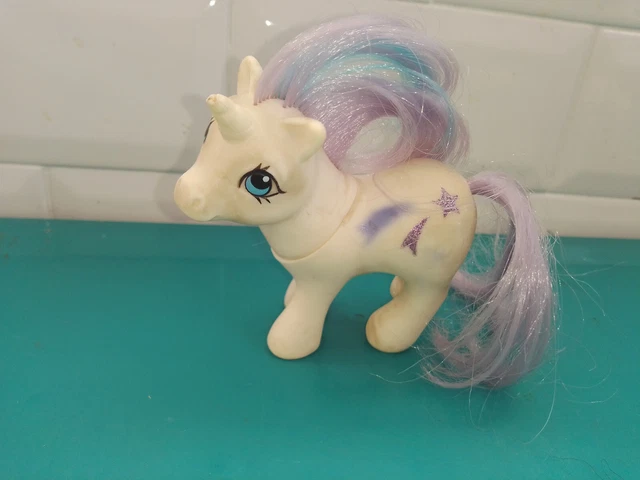 Figurine Vintage Mon Petit Poney - Bébé Lemon Drop 1984 - Édition Citron G1 - Hasbro