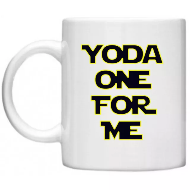 Yoda One For Me Star Wars Valentines Jedi Vader Rebel Alliance 10oz Mug Cup