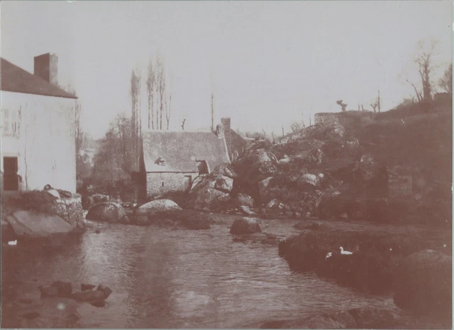Tirage Photo Vintage Ajaccio Cour Napoléon Circa 1890 - Format 8,5x17cm Albuminé