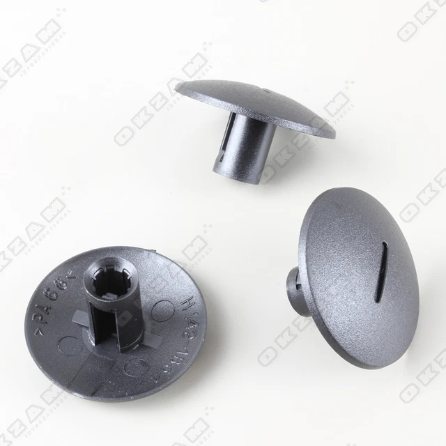 Embout rond à ailettes diam. 22 mm Plastique GRIS Embout rond à ailettes diam. 22 mm Plastique GRIS