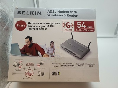 F5D7633uk4A Belkin F5D7633-4 54 Mbps 10/100 Router Wireless G 