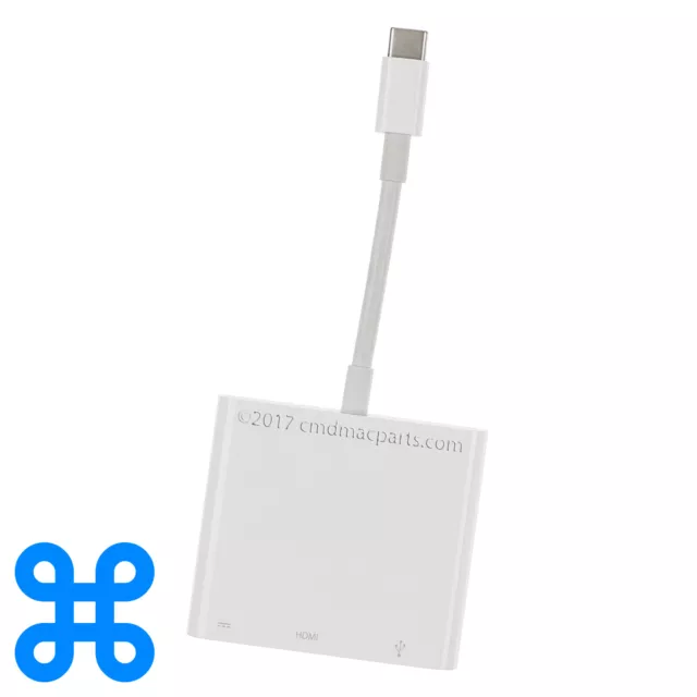 APPLE USB-C DIGITAL AV MULTIPORT ADAPTER A2119 - Thunderbolt 3, HDMI, USB-A