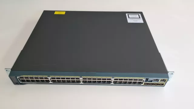 Cisco Switch Catalyst WS-C2960S-48LPS-L 48x 1G POE+, 4x SFP  1G 2