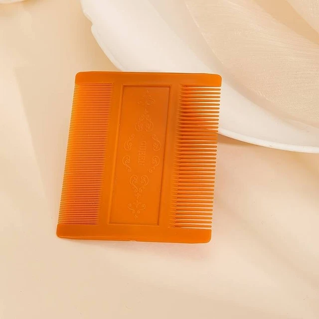 Double Sided Head Lice Comb Portable Fine Tooth Head Lice Flea Nit Kids Pet