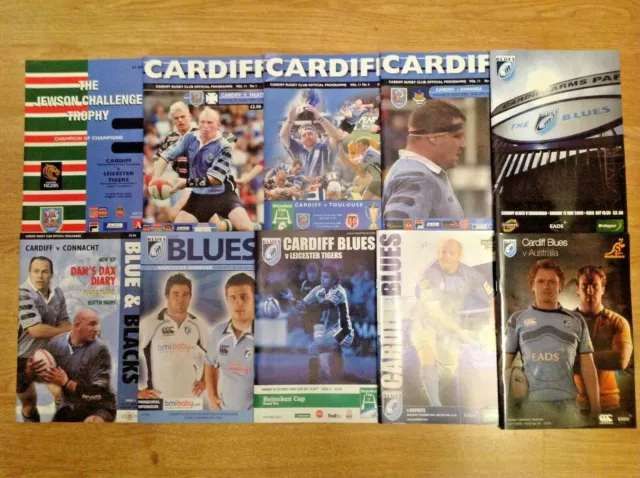 Cardiff Rugby Programmes 1978 - 2018 2