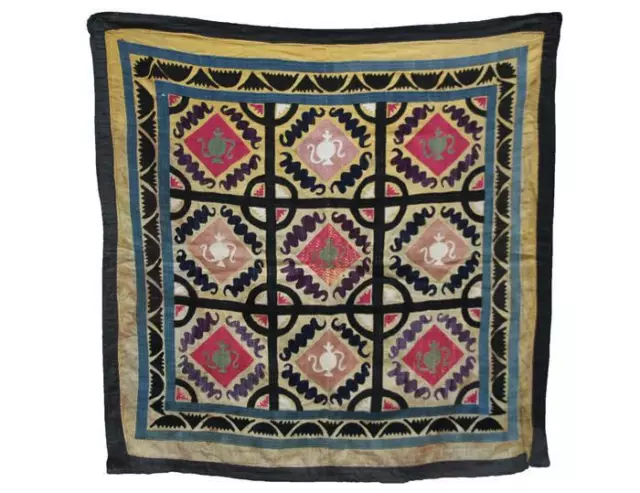 Uzbek Very Beautiful Handmade Embroidery – Suzani Takyapush