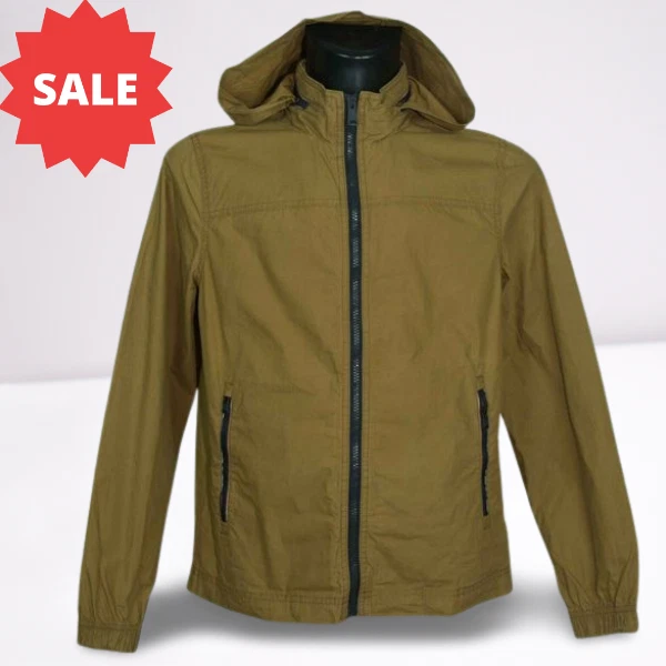 Tommy Hilfiger ragazzi giacca uomo cotone con cappuccio taglia S vgc **