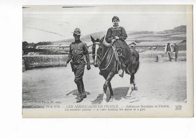 Militaires Guerre 1914 Les Americains En France