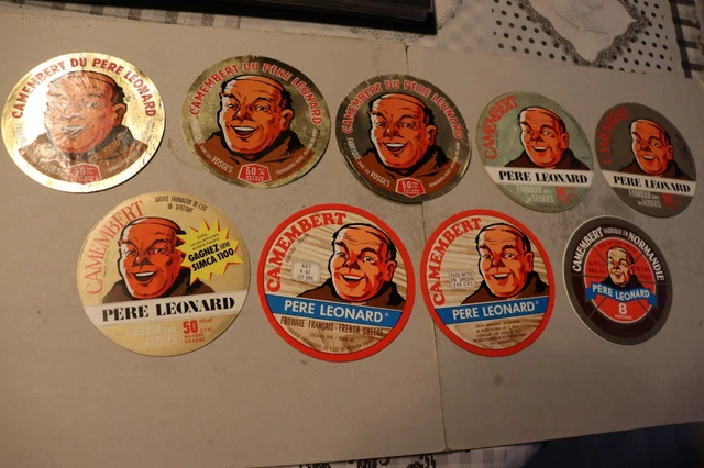 Lot Étiquettes Camembert Authou Eure Lachapelle aux Pots Isigny