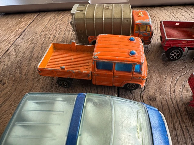 Camion Majorette Saviem PS30 Jaune 1:60 Avec Voitures - France 1980 - Collection Occasion