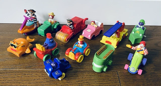 Lot Figurines McDonald's Vintage 1989/1993 - Ronald, Hamburglar, Birdie