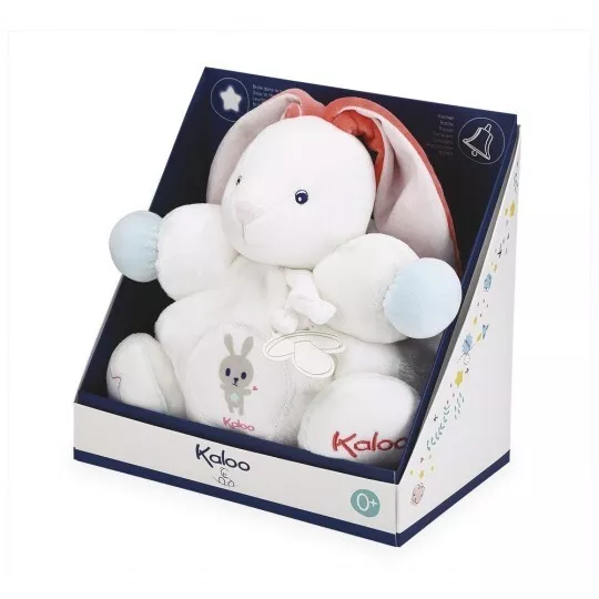 KALOO Doudou LAPINOU CREME LARGE 30 cm NEUF