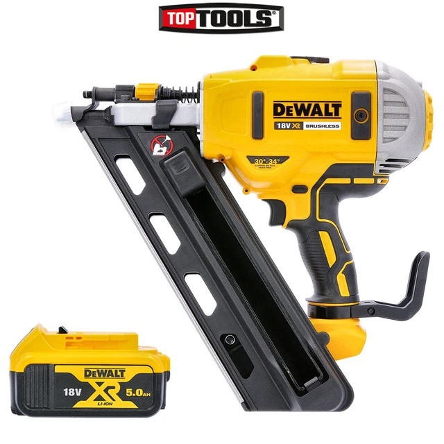 DEWALT DCN692N 18V liion Brushless Framing Nailer 90mm With 1 x 5Ah
