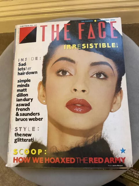 THE FACE #48 April 1984 SADE Jim Kerr MATT DILLON Leigh Bowery BRUCE WEBER