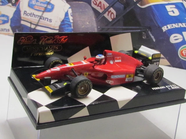 N°274 - Rare Ferrari F1 412 T1 de 1994 Jean Alesi Minichamps 1/18