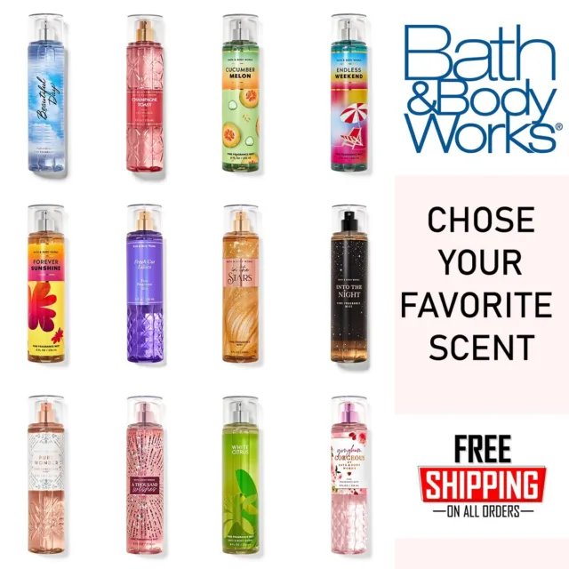 Bath & Body Works Fine Fragrance Body Mist Collection ( CHOOSE YOUR SCENT )