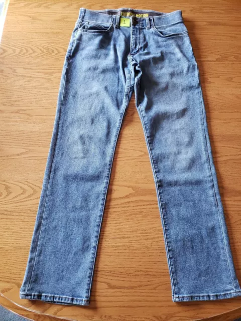 MENS LEE 32X32 Extreme Motion Straight Fit Tapered Leg Blue Jeans $15. ...