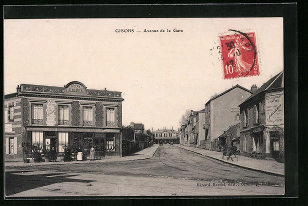 CPA Gisors, Avenue de la Gare