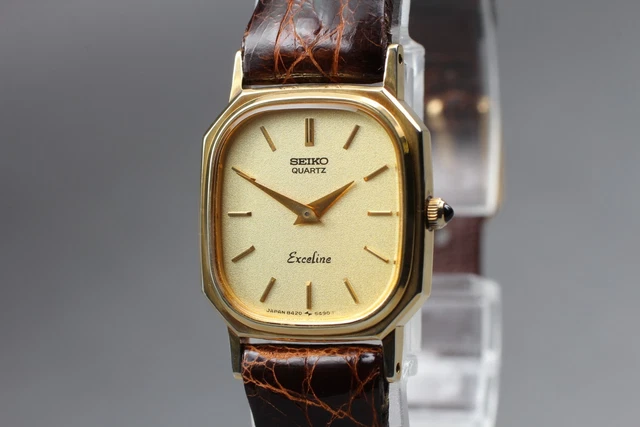 SEIKO Exceline クォーツ ゴールド 楽天市場】SEIKO セイコー Excelineエクセリーヌ 18KT 2N20-5080