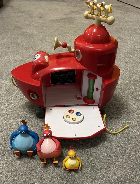 WORKING CBEEBIES TWIRLYWOOS Big Red Boat Pull Along - Lights, Sounds ...