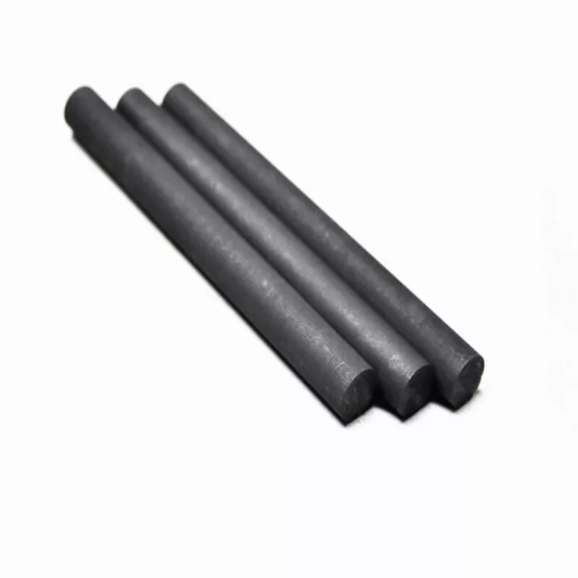 5 Black Carbon Rods 99.99% Graphite Electrode Cylinder Rods