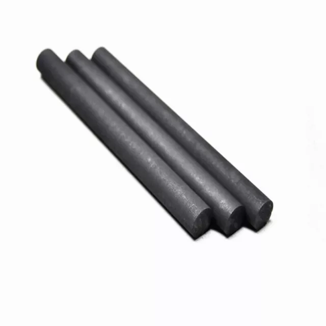 5 barre in carbonio nero 99,99% barre cilindriche elettrodi di grafite