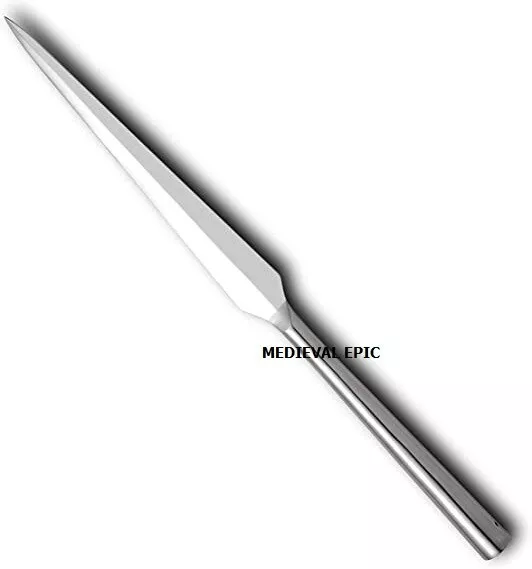 Medieval Epic Viking Long Steel Spear Head - Real Throwing Spearhead