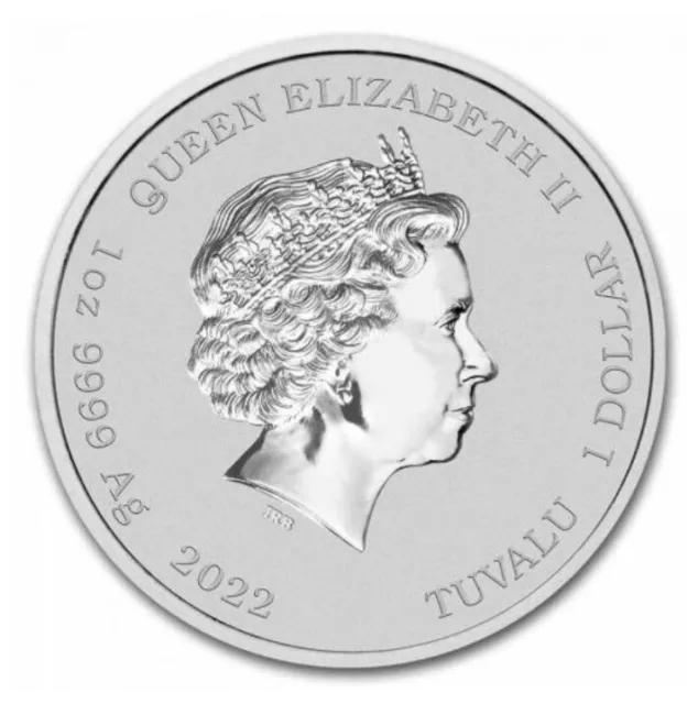 TUVALU 1 Dollar Argent 1 Once 60 Ans James Bond 2022 2