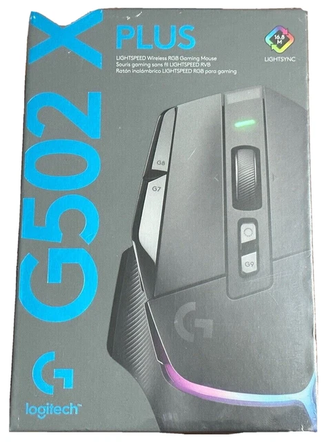 Original Logitech G502 X Plus kabellose Gaming-Maus brandneu versiegelte Box