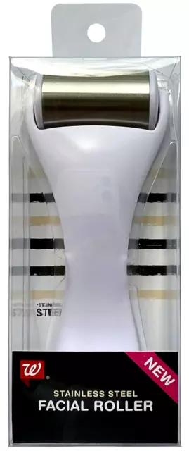 3 Walgreens Stainless Steel Facial Roller Cool/Cold Therapy To Calm Facial Skin