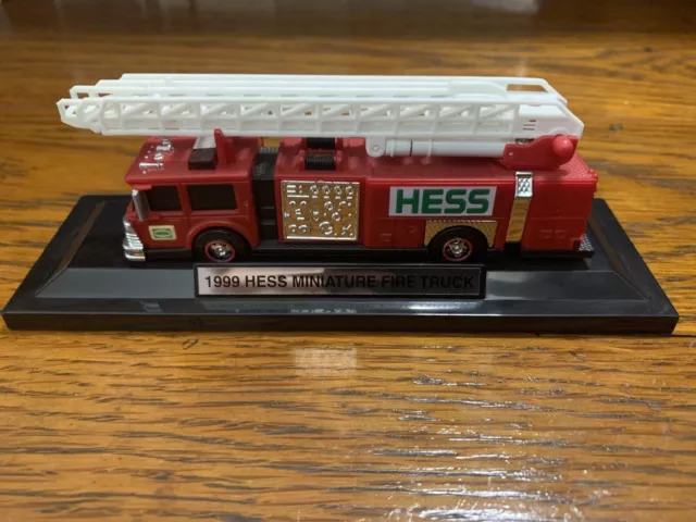 1999 Hess Miniature Fire Truck Vintage